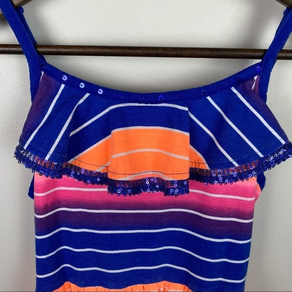 Justice Girls Striped Dress
